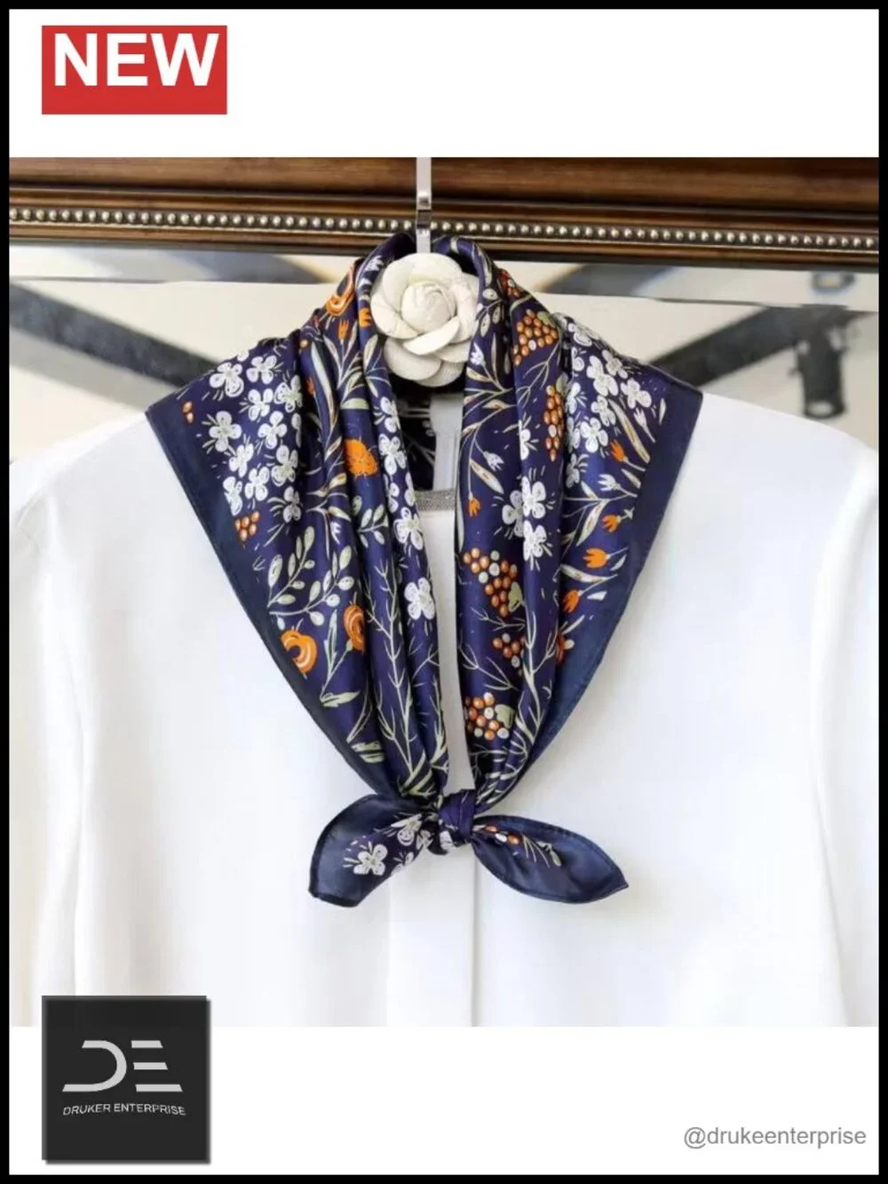100% Mulberry Silk Neck Scarf 21